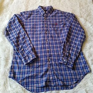 Men's Ralph Lauren button up. Size (L) Like New